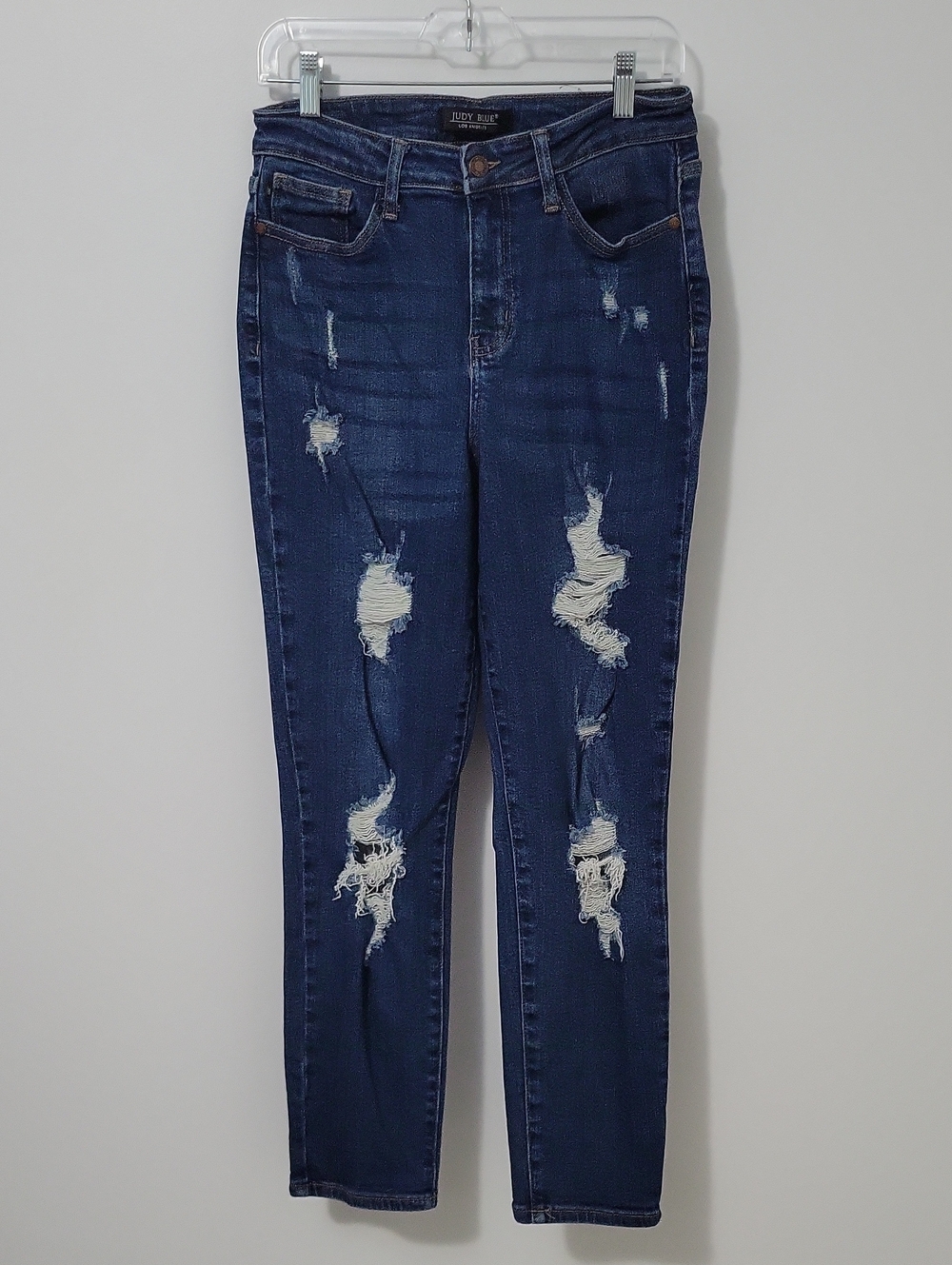 Judy Blue Boyfriend Fit Distressed Jeans, Size 7/28